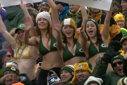 Packers bikini fans photos